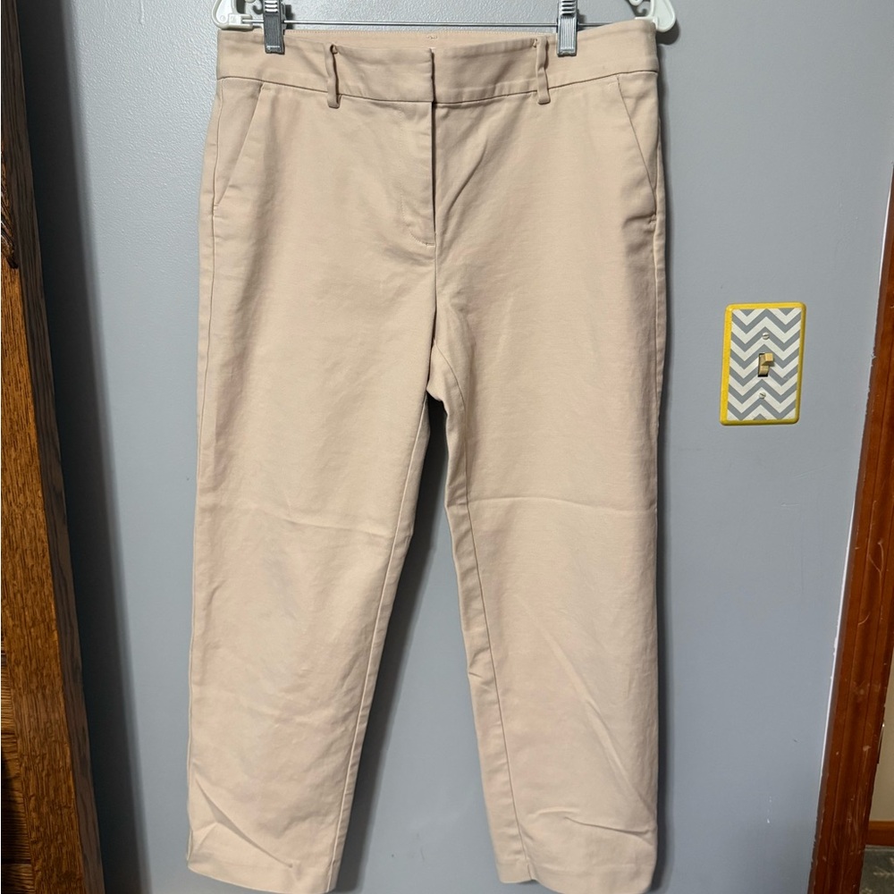 LOFT Curvy Light Beige/Tan Pants